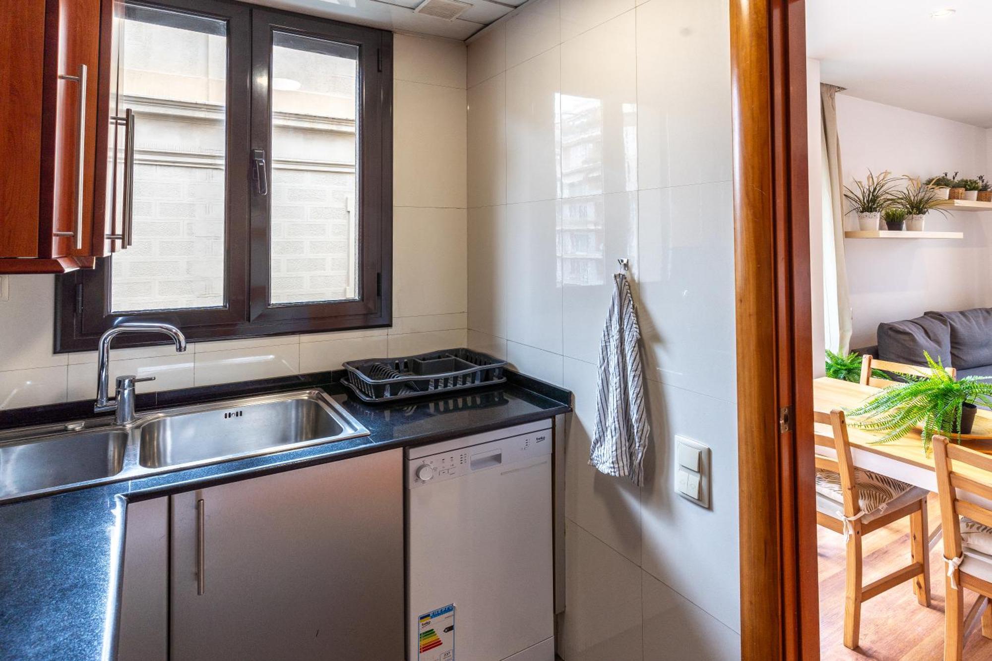 Centrico Apartamento Con Terraza Barcelona Kültér fotó