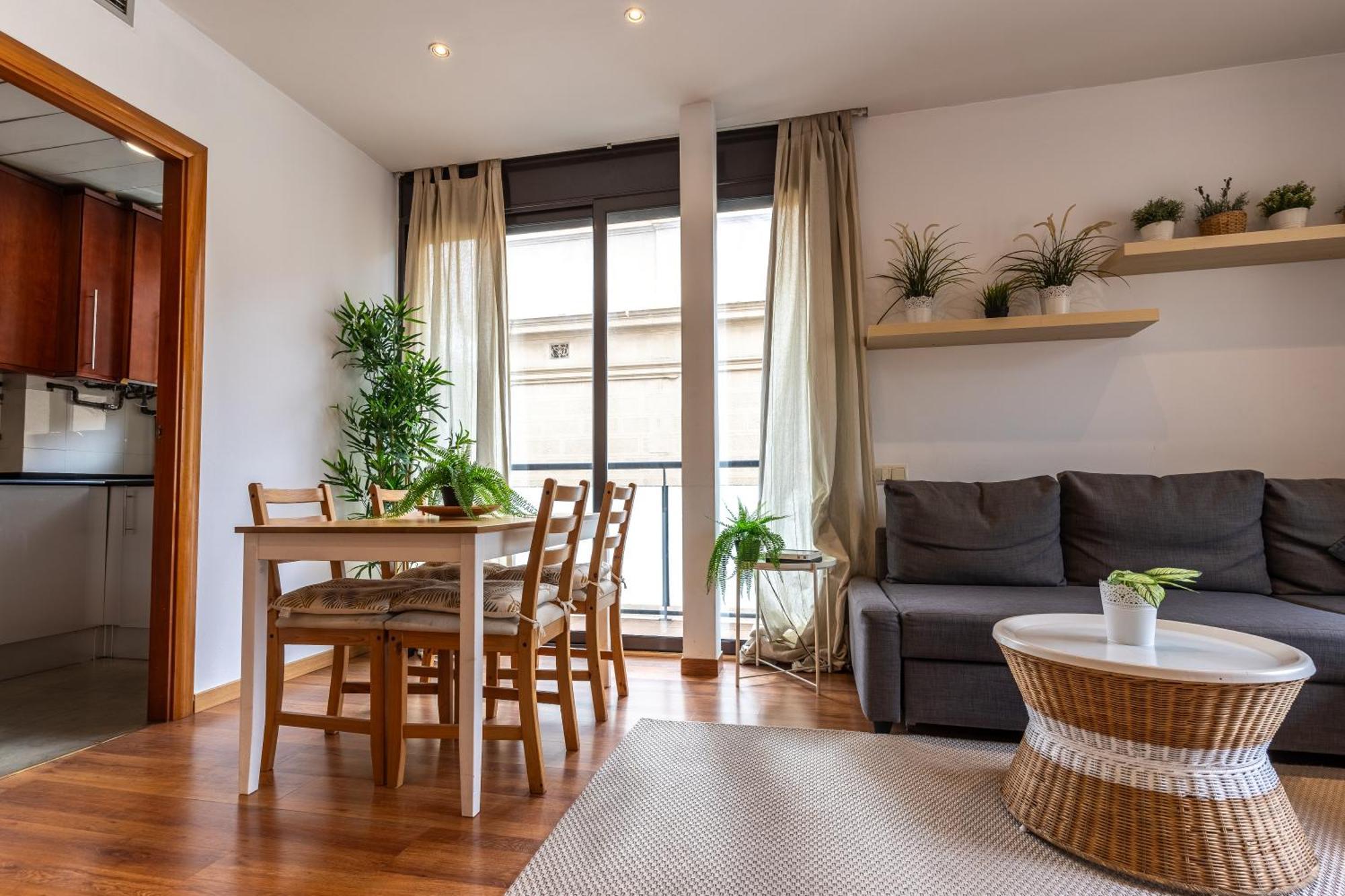 Centrico Apartamento Con Terraza Barcelona Kültér fotó