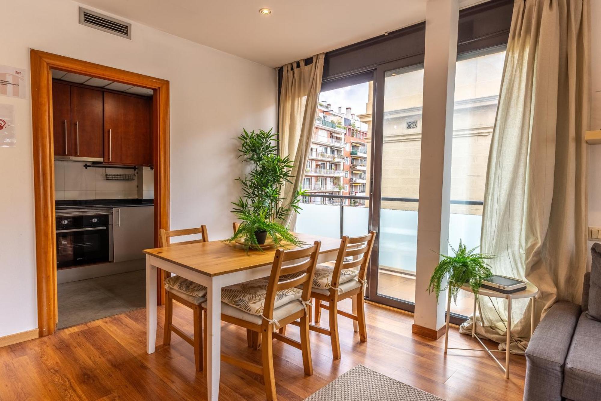 Centrico Apartamento Con Terraza Barcelona Kültér fotó